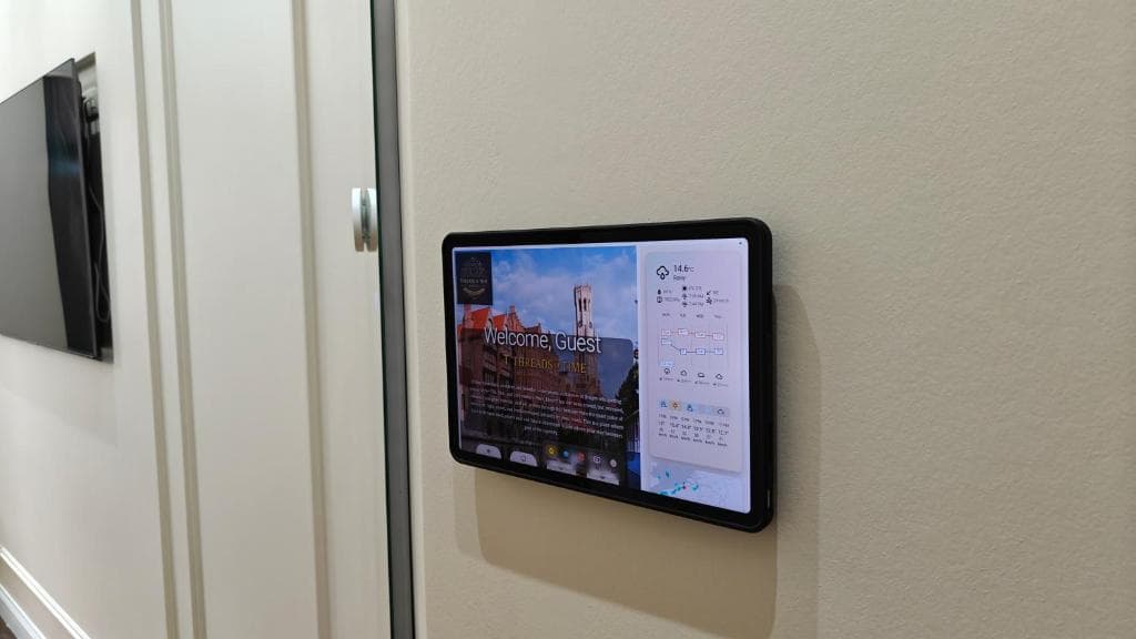 Smart tablet for concierge services in the Superior Twin Room
